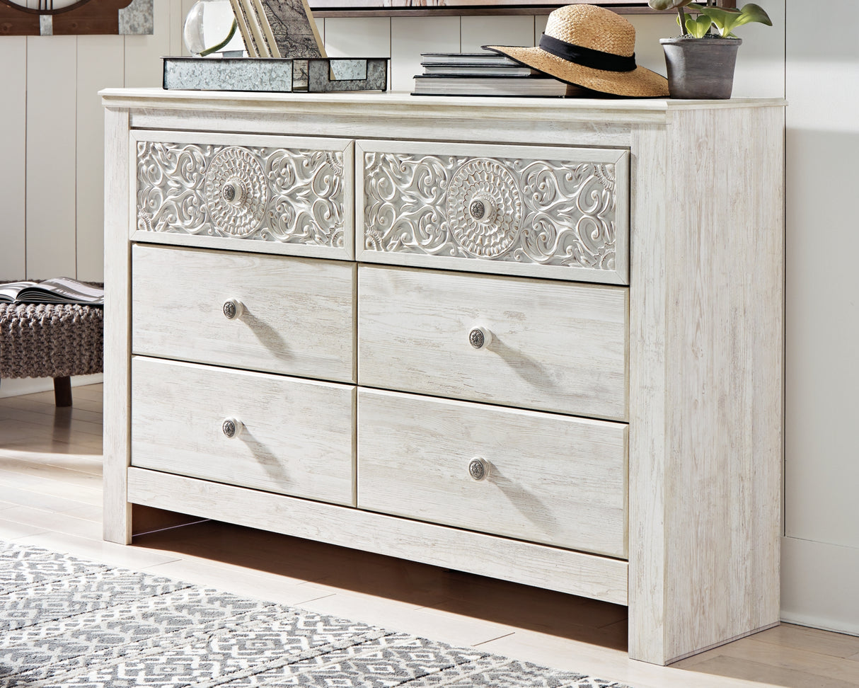 Paxberry Whitewash Dresser from Ashley - Luna Furniture