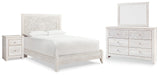 Paxberry Whitewash Panel Bedroom Set from Ashley - Luna Furniture