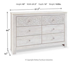 Paxberry Whitewash Dresser from Ashley - Luna Furniture