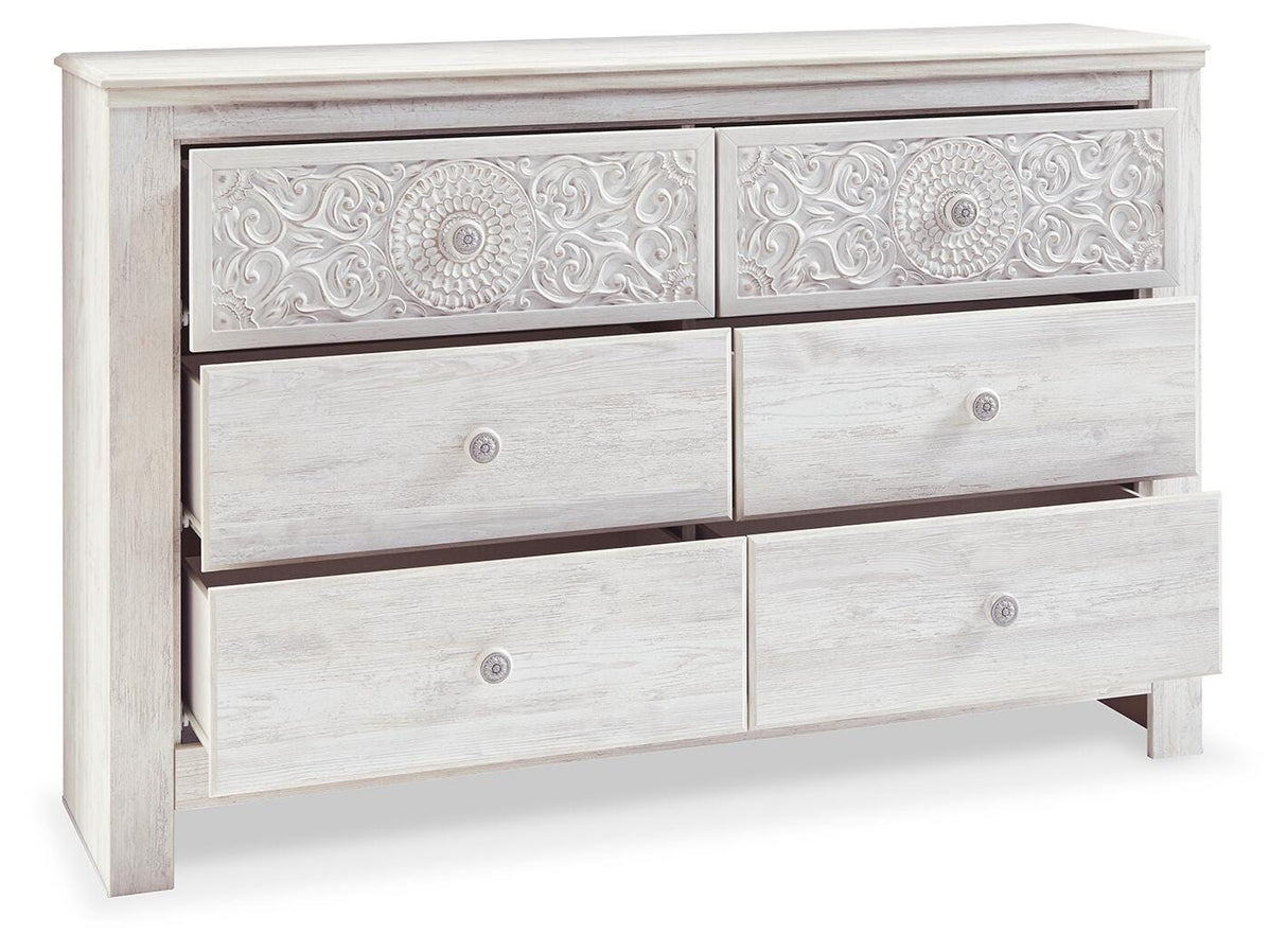 Paxberry Whitewash Dresser from Ashley Furniture - Luna Furniture