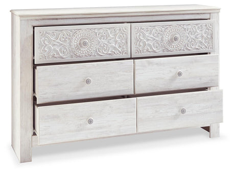 Paxberry Whitewash Dresser from Ashley Furniture - Luna Furniture