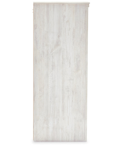 Paxberry Whitewash Queen Panel Bed, Dresser, 2 Chests and 2 Nightstands from Ashley - Luna Furniture