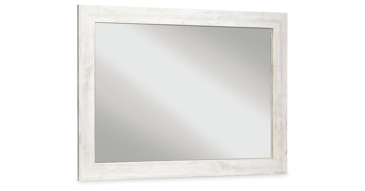 Paxberry Whitewash Bedroom Mirror (Mirror Only) from Ashley - Luna Furniture