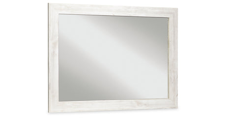Paxberry Whitewash Bedroom Mirror (Mirror Only) from Ashley - Luna Furniture