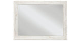 Paxberry Whitewash Bedroom Mirror (Mirror Only) from Ashley - Luna Furniture