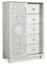Paxberry Whitewash Dressing Chest from Ashley Furniture - Luna Furniture