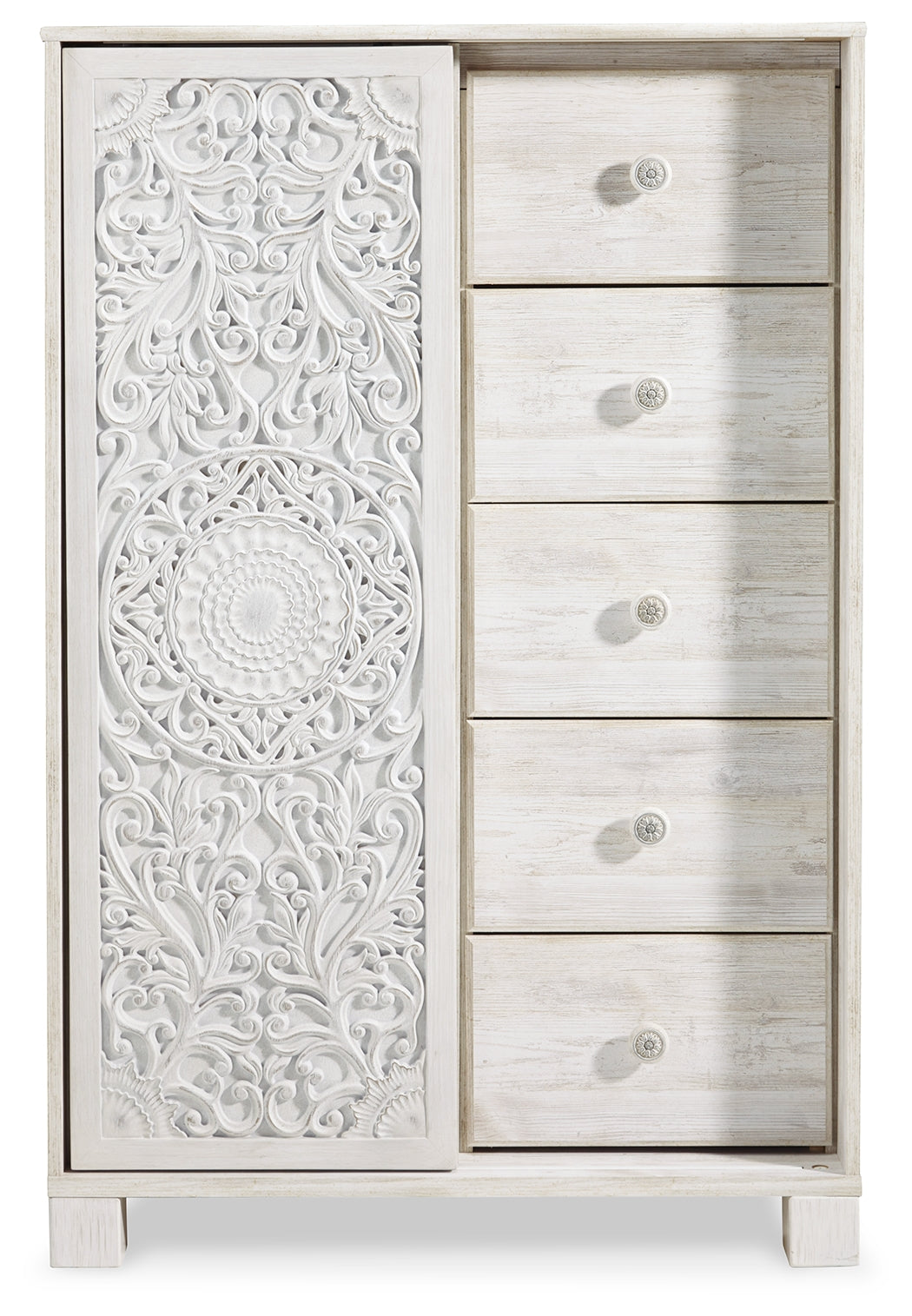 Paxberry Whitewash Panel Bedroom Set from Ashley - Luna Furniture