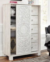Paxberry Whitewash Dressing Chest from Ashley Furniture - Luna Furniture