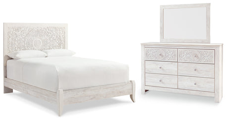 Paxberry Whitewash Panel Bedroom Set from Ashley - Luna Furniture