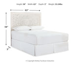 Paxberry Whitewash Queen Panel Bed from Ashley - Luna Furniture