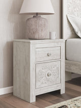Paxberry Whitewash Nightstand