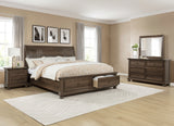 Claribelle Brown Storage Sleigh Bedroom Set from Crown Mark - Luna Furniture