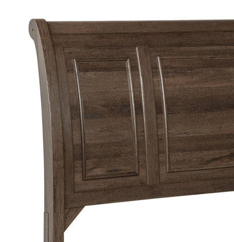 Claribelle Brown King Storage Sleigh Bed from Crown Mark - Luna Furniture