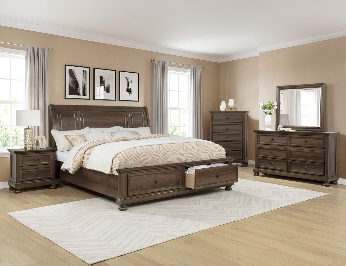 Cadence Black LED Panel Bedroom Set - Luna Furniture Cadence Black LED Panel Bedroom Set - Luna Furniture