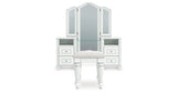 Kozlani Vanity, Mirror and Stool from Ashley Furniture - Luna Furniture