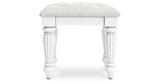Kozlani Vanity, Mirror and Stool from Ashley Furniture - Luna Furniture