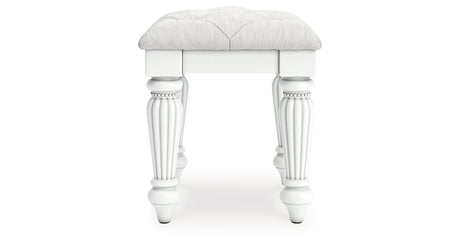 Kozlani Vanity, Mirror and Stool from Ashley Furniture - Luna Furniture