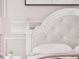 Kozlani White Full Upholstered Panel Storage Bed from Ashley Furniture - Luna Furniture