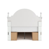 Kozlani White Full Upholstered Panel Bed with Storage from Ashley - Luna Furniture