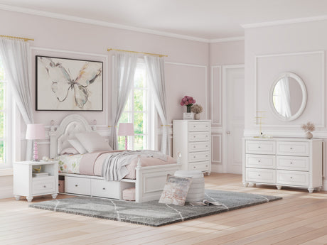 Kozlani White Youth Storage Bedroom Set with 4 Drawers from Ashley - Luna Furniture