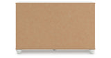 Kozlani Twin Upholstered Panel Storage Bed with Dresser in White from Ashley - Luna Furniture