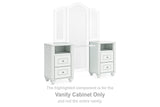 Kozlani White Vanity Cabinet from Ashley - Luna Furniture
