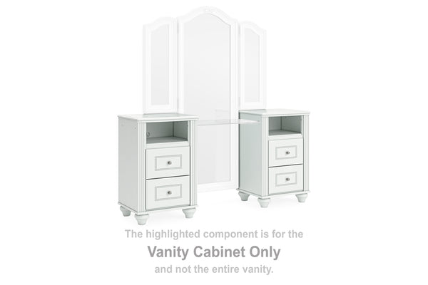 Kozlani White Vanity Cabinet