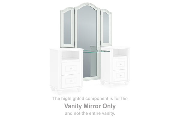Kozlani White Vanity Mirror
