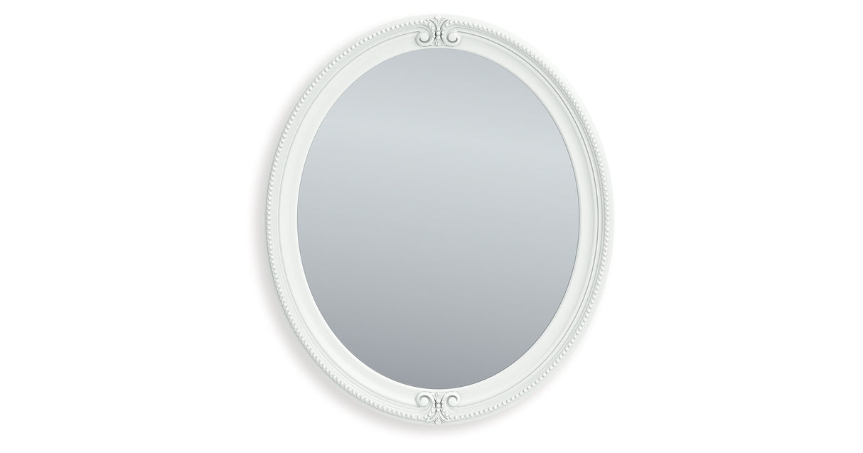 Kozlani White Bedroom Mirror (Mirror Only) from Ashley Furniture - Luna Furniture