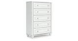 Kozlani White Chest of Drawers from Ashley - Luna Furniture