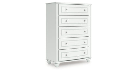 Kozlani White Chest of Drawers from Ashley - Luna Furniture
