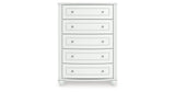Kozlani Twin Upholstered Panel Storage Bed with Dresser and Chest in White from Ashley - Luna Furniture