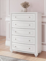 Kozlani White Chest of Drawers from Ashley - Luna Furniture