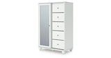 Kozlani White Dressing Chest from Ashley Furniture - Luna Furniture