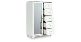 Kozlani White Dressing Chest from Ashley Furniture - Luna Furniture