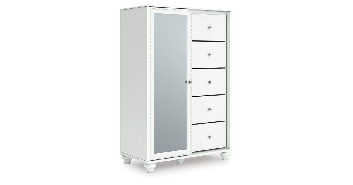 Kozlani White Dressing Chest from Ashley Furniture - Luna Furniture