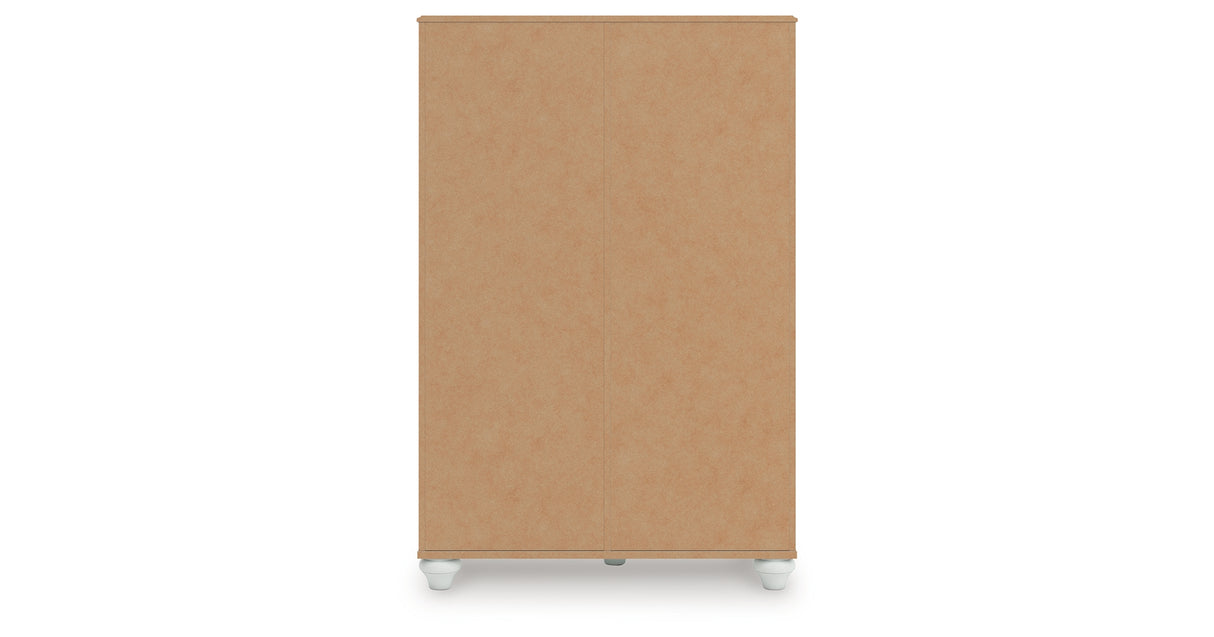 Kozlani White Dressing Chest from Ashley Furniture - Luna Furniture