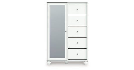 Kozlani White Dressing Chest from Ashley - Luna Furniture