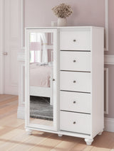 Kozlani White Dressing Chest from Ashley Furniture - Luna Furniture