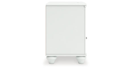 Kozlani White Nightstand from Ashley - Luna Furniture