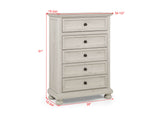 Claribelle White Storage Sleigh Bedroom Set from Crown Mark - Luna Furniture