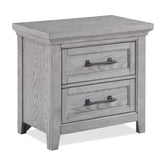 Beckett Rustic Gray Footboard Bench Panel Bedroom Set from Crown Mark - Luna Furniture