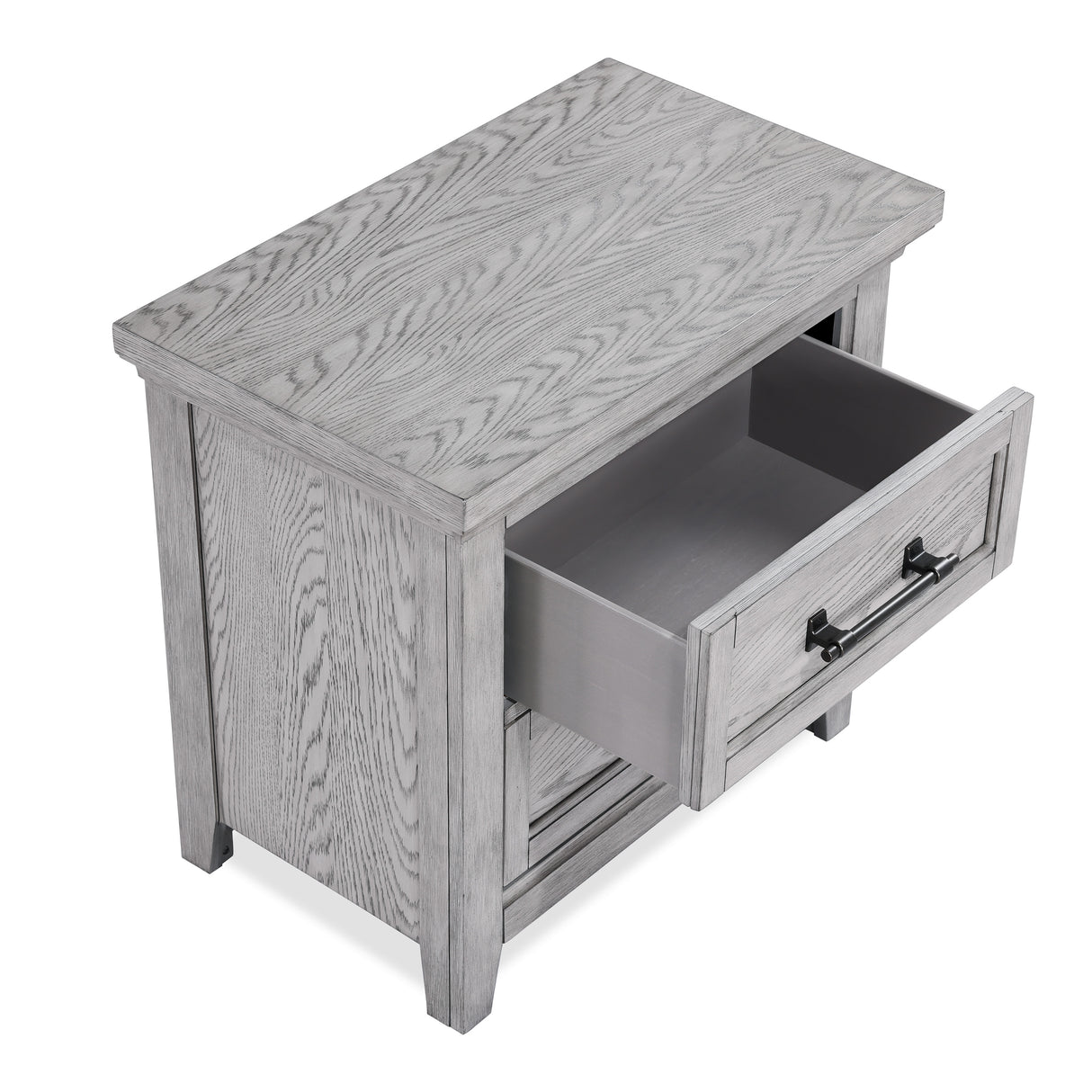 Beckett Rustic Gray Nightstand from Crown Mark - Luna Furniture