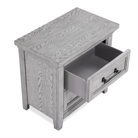 Beckett Rustic Gray Nightstand from Crown Mark - Luna Furniture