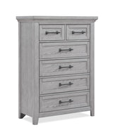 Beckett Rustic Gray Footboard Bench Panel Bedroom Set from Crown Mark - Luna Furniture