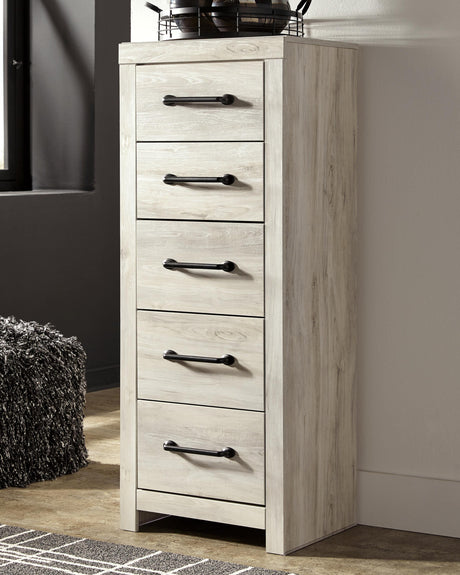 Cambeck Whitewash Narrow Chest of Drawers from Ashley Furniture - Luna Furniture