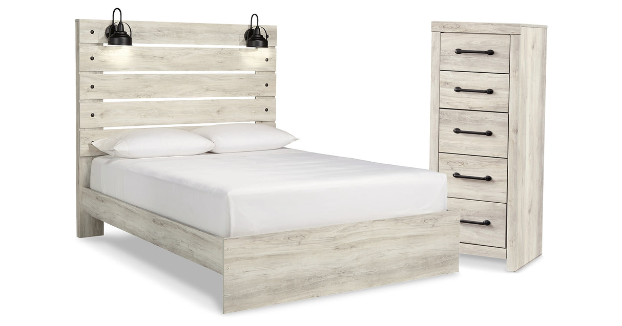 Cambeck Queen Panel Bed and Chest from Ashley Furniture - Luna Furniture
