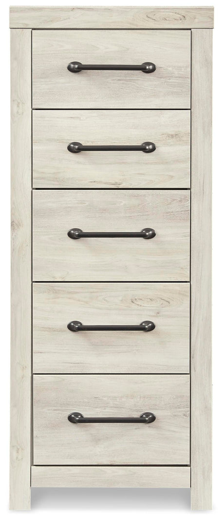 Cambeck Whitewash Narrow Chest of Drawers from Ashley Furniture - Luna Furniture