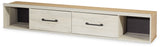 Cambeck Queen Panel Bed with 4 Storage Drawers with Mirrored Dresser and 2 Nightstands in Whitewash from Ashley Furniture - Luna Furniture
