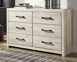 Cambeck Queen Panel Bed with Dresser in Whitewash from Ashley Furniture - Luna Furniture